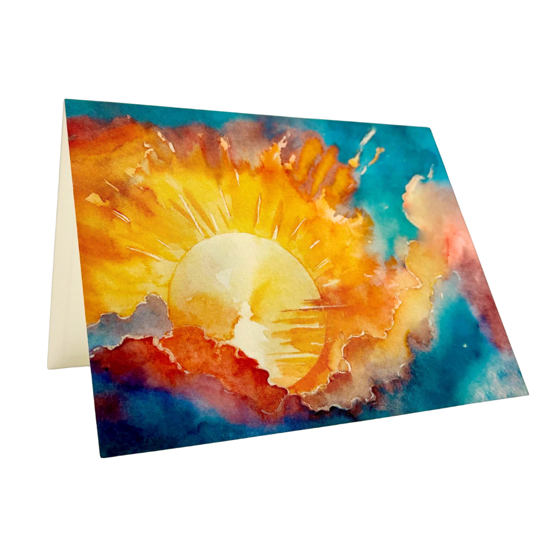 Watercolor Note Card Set (5)