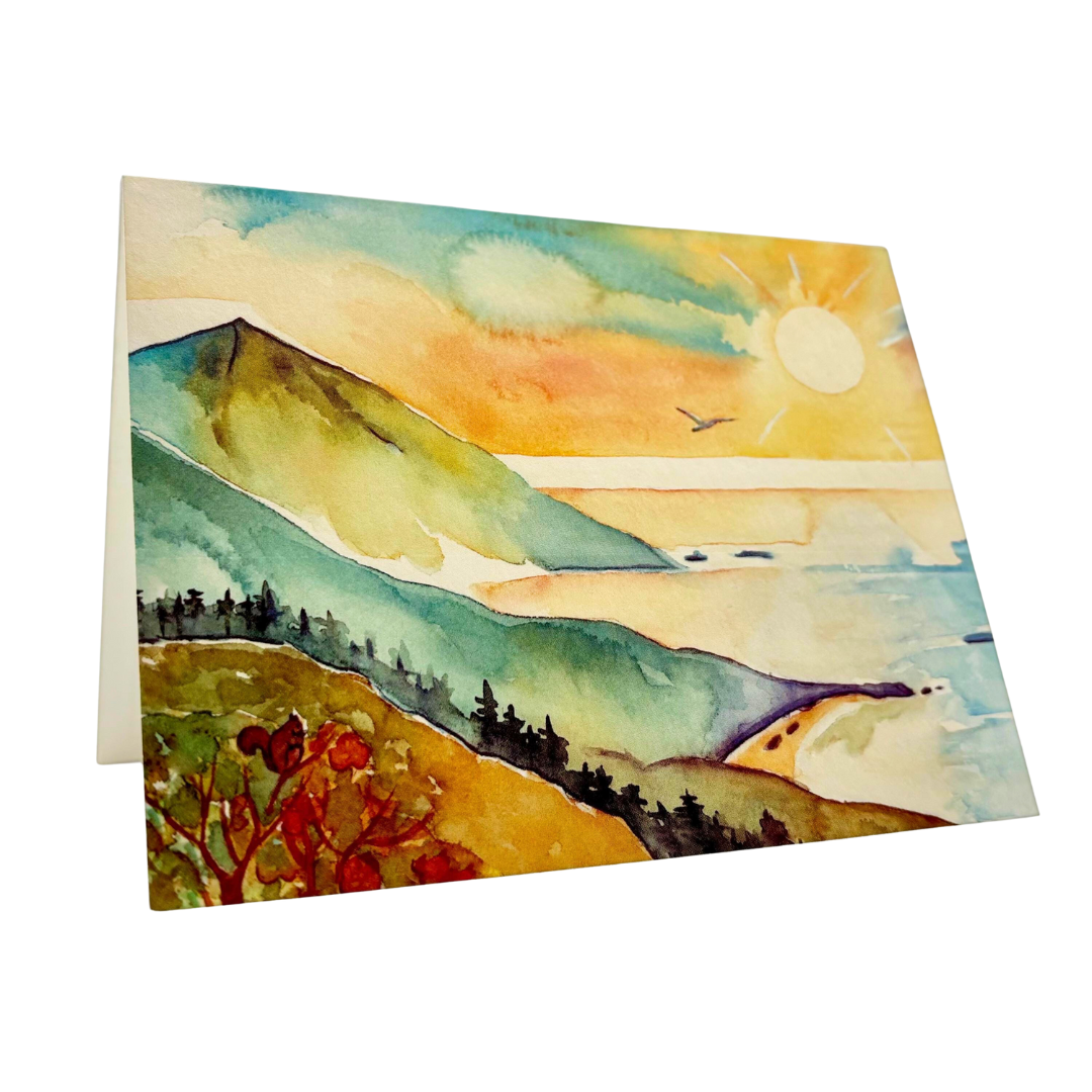 Watercolor Note Card Set (5)