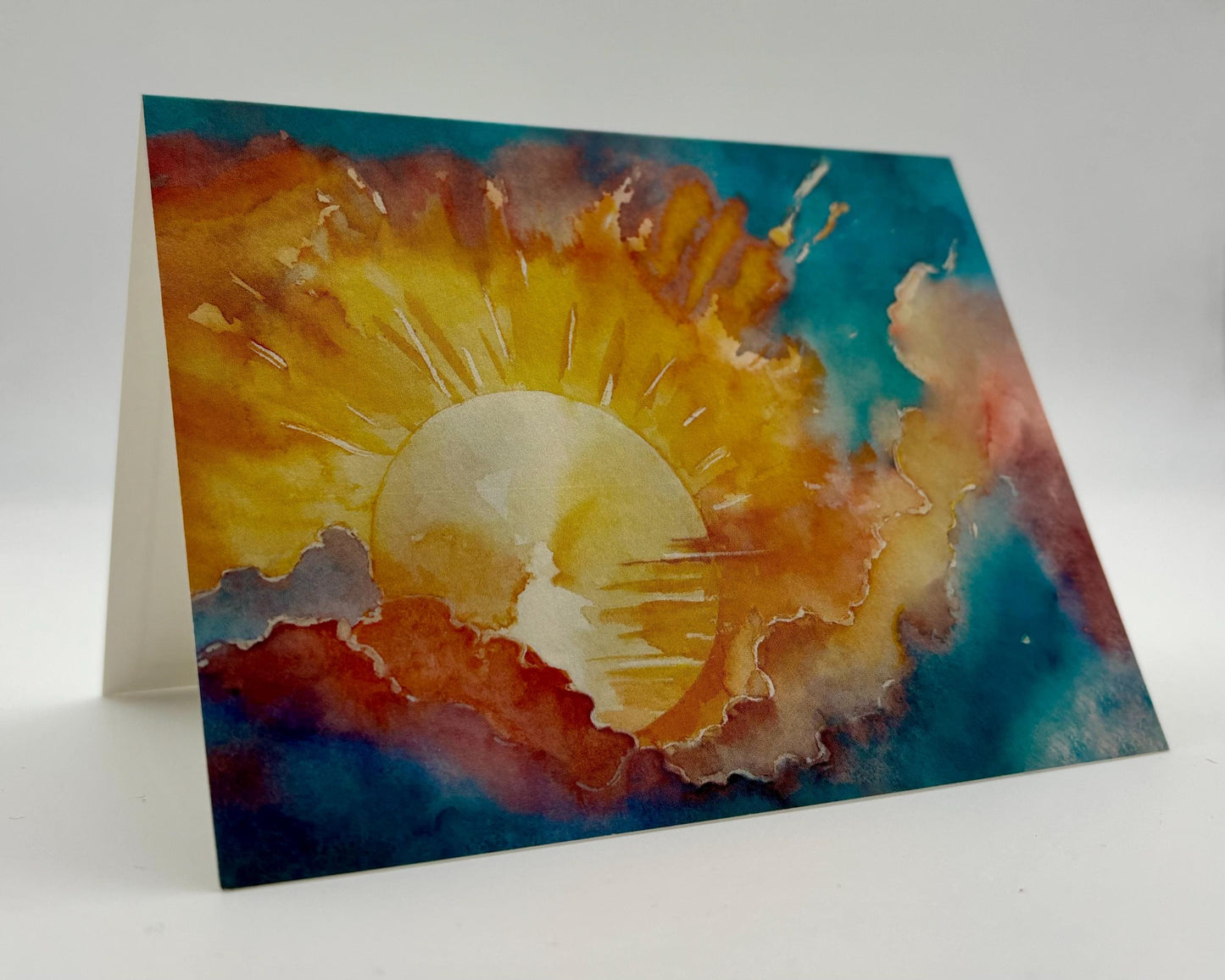 Watercolor Note Card Set of 5