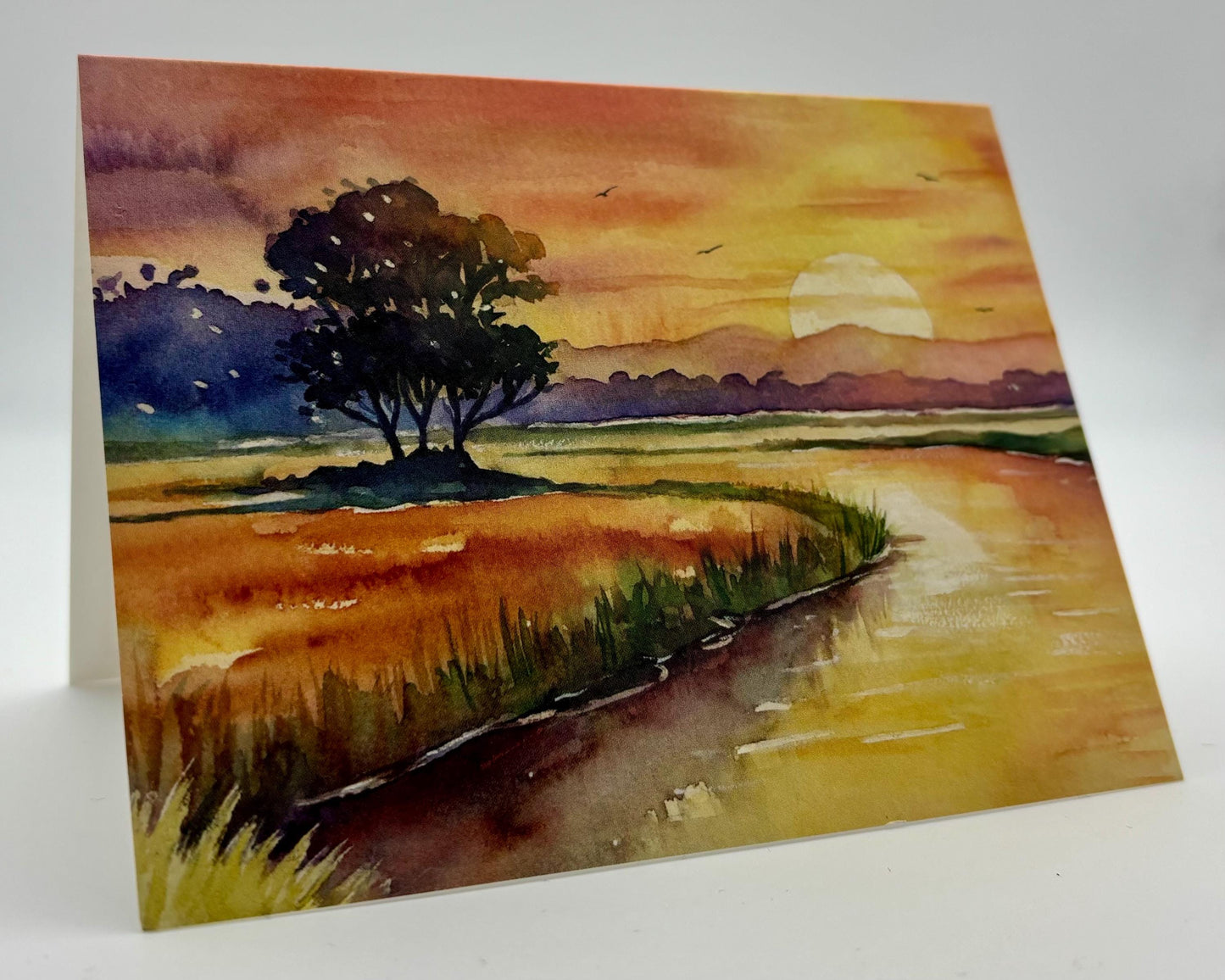 Watercolor Note Card Set of 5